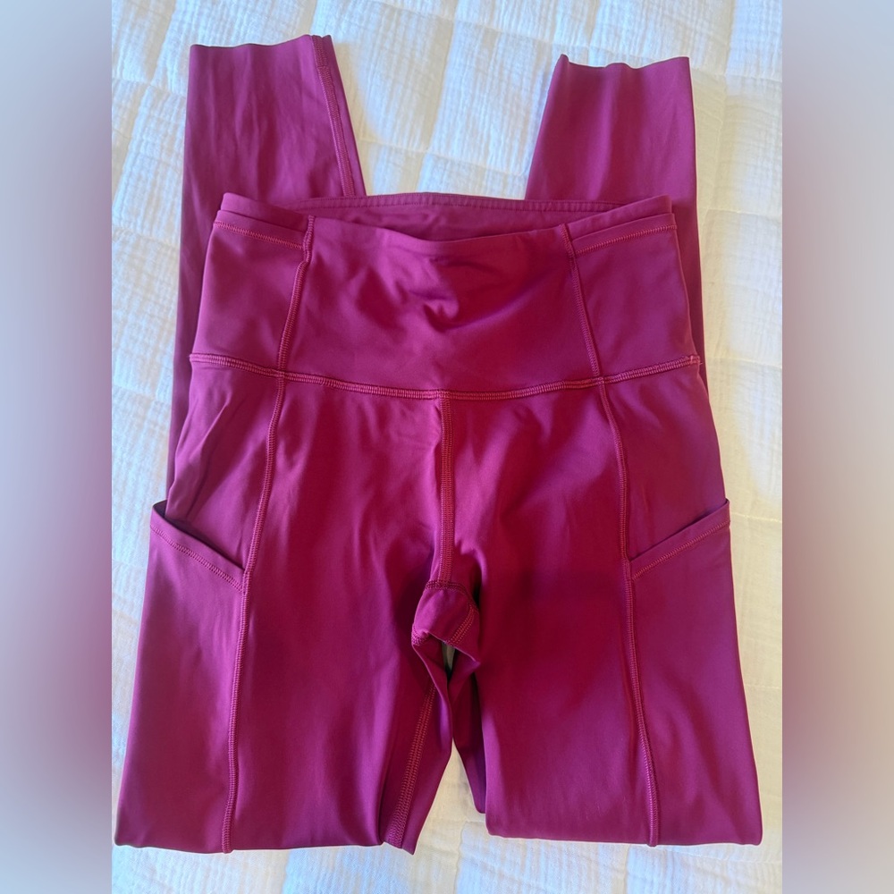 Lululemon Athletica Fast And Free Leggings